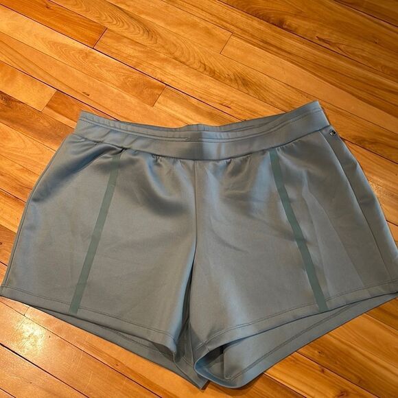 Fabletics deep powder blue Kendall shorts. Scuba fabric. Size 2X. - Picture 2 of 10